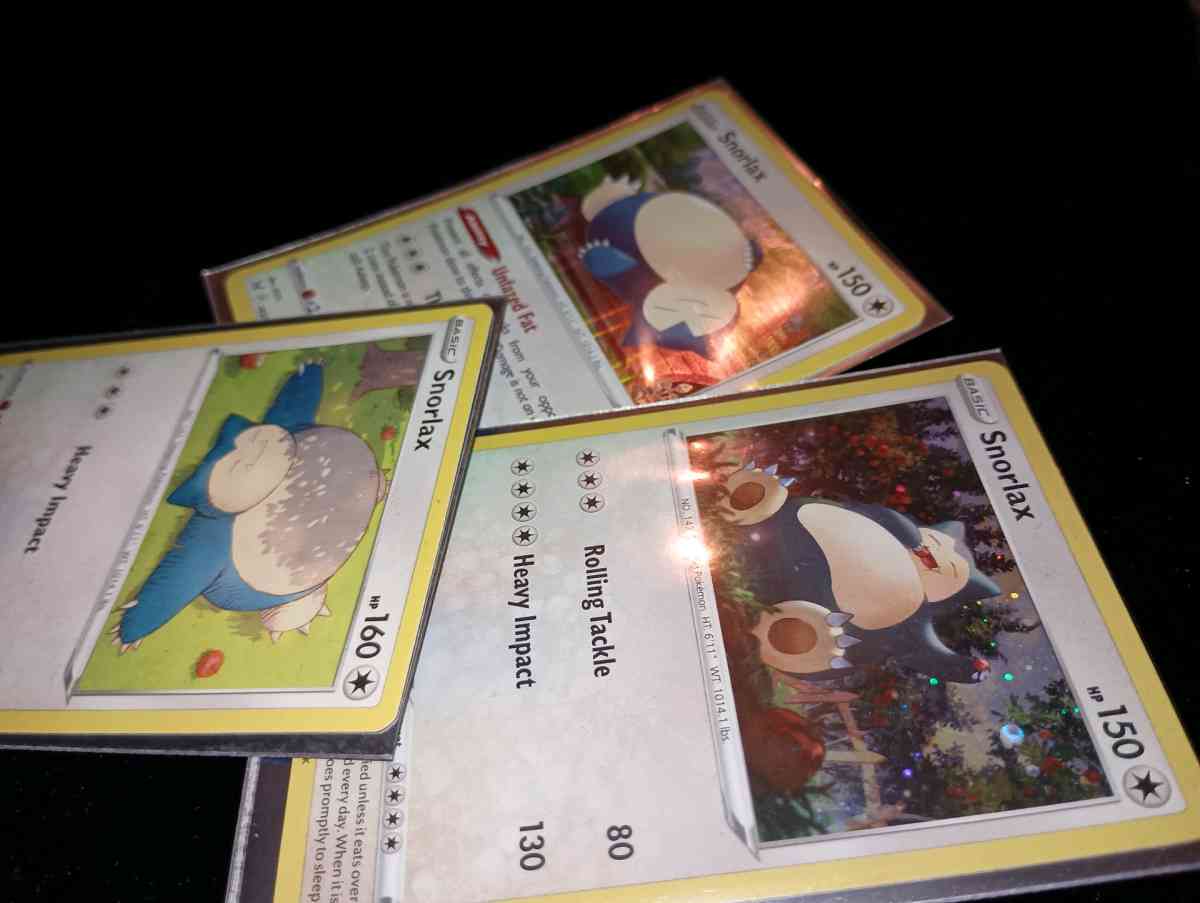 Pokemon cards Snorlax holo - Corpus Christi, Texas - FleaMarketBay