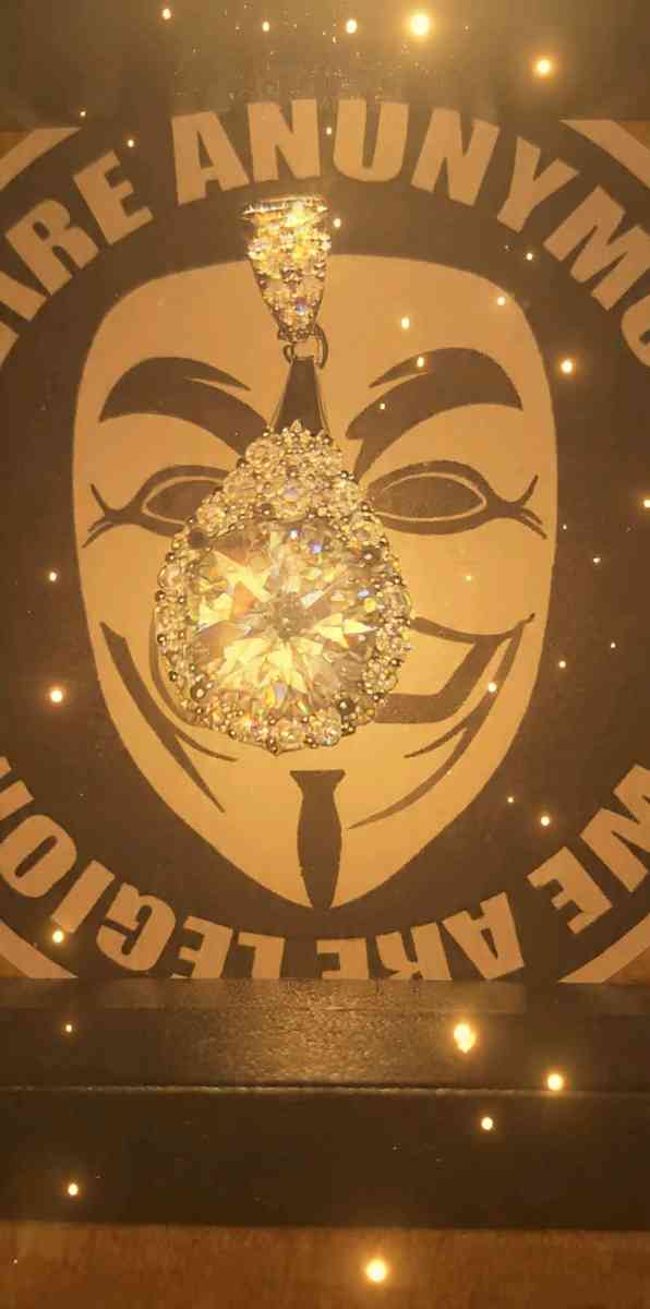 3ct PRICE DROP VVS1 D Moissanite Teardrop Pendant in S925