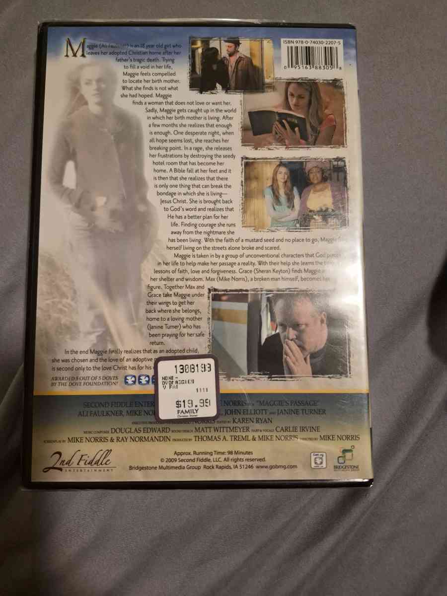 NEW STILL SEALED Maggies Passage DVD