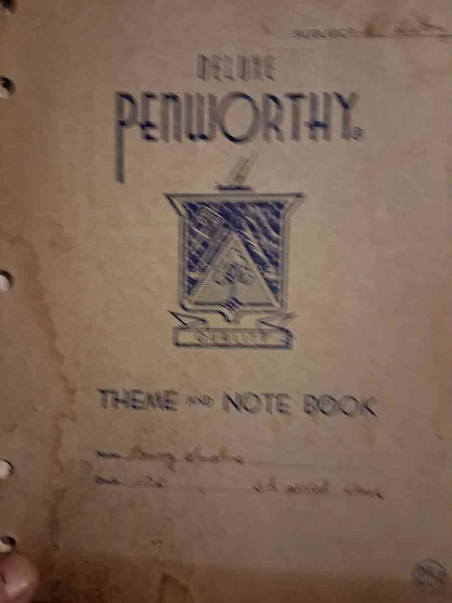 old note books