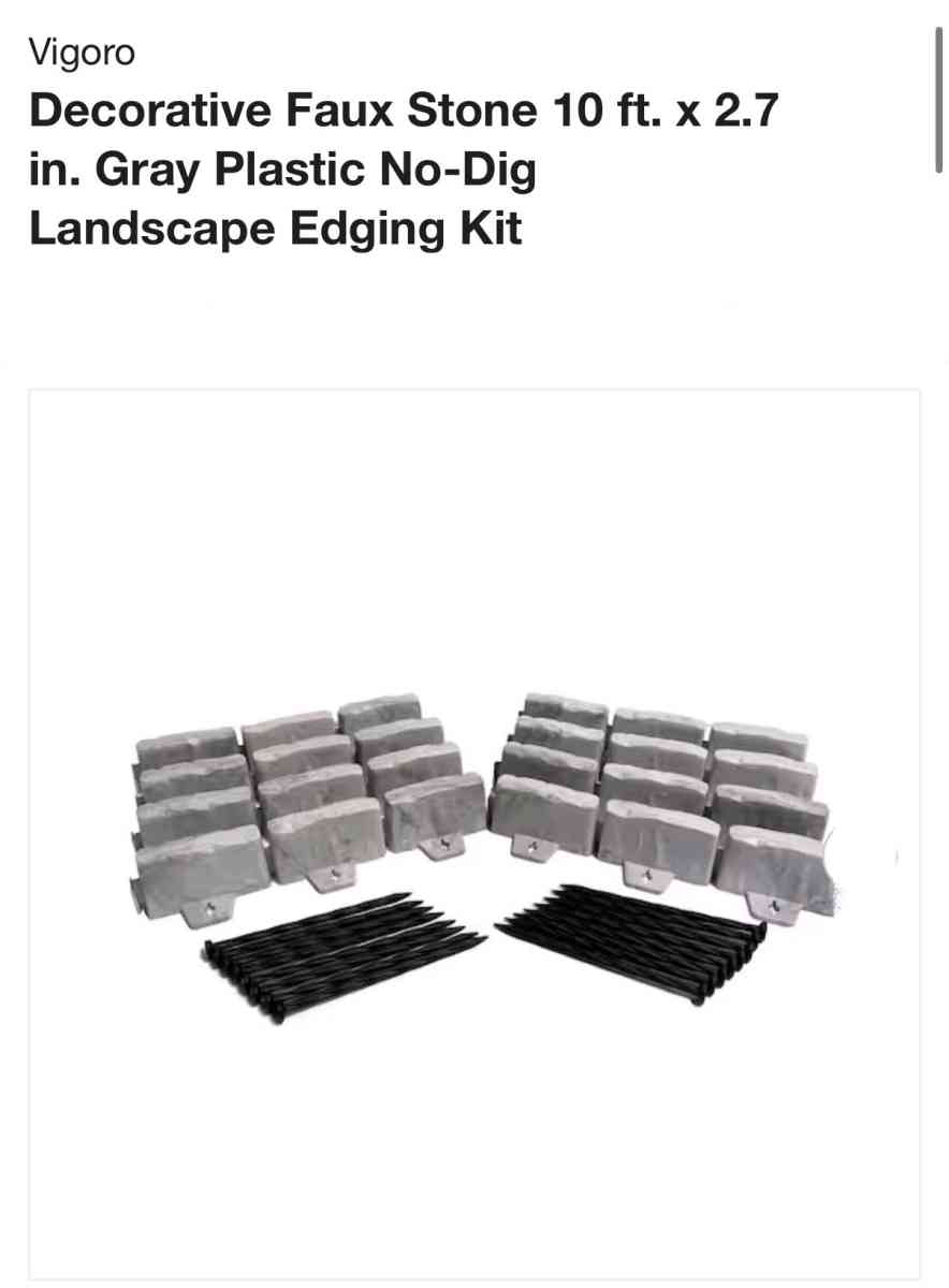 edging kit - Cobb, Georgia - FleaMarketBay