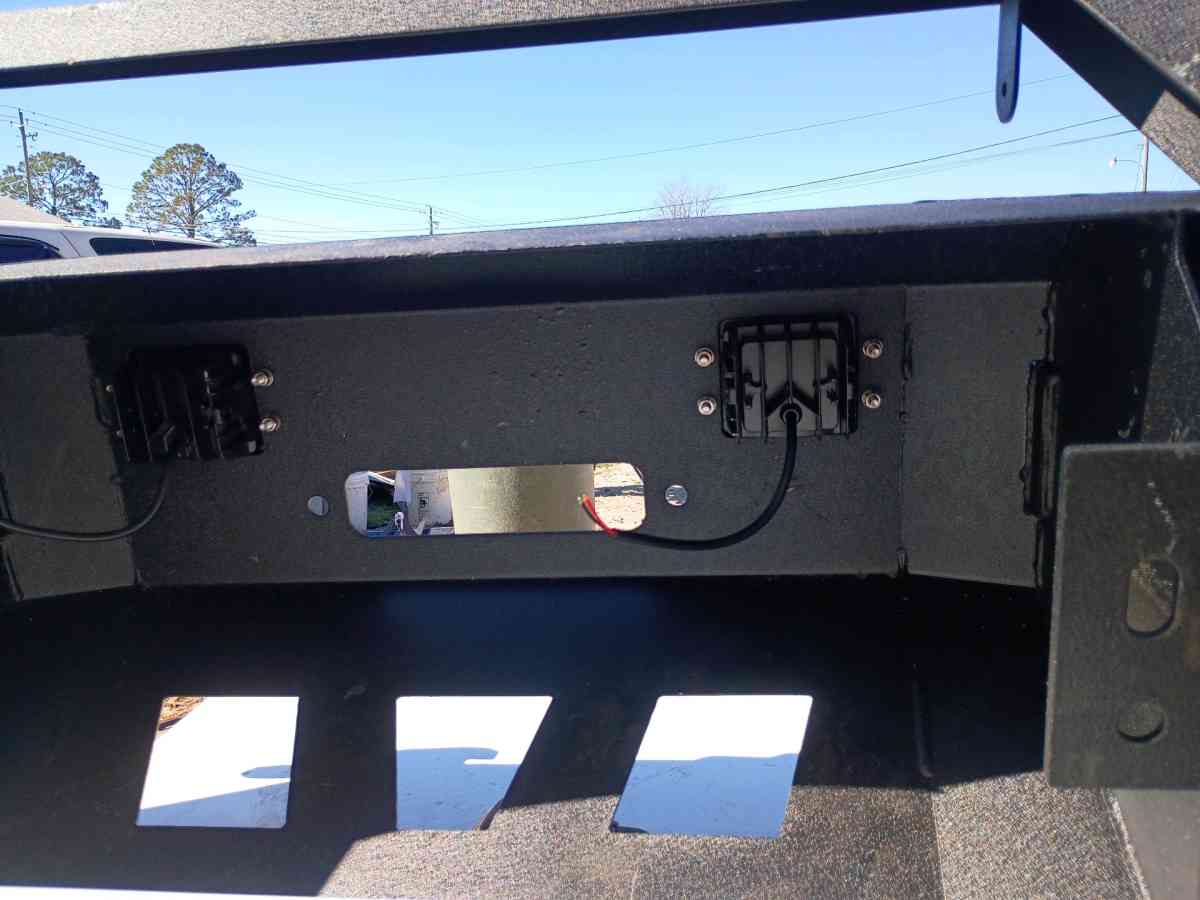 rhino front bumper with four LEDs  led bar hook up winch acc