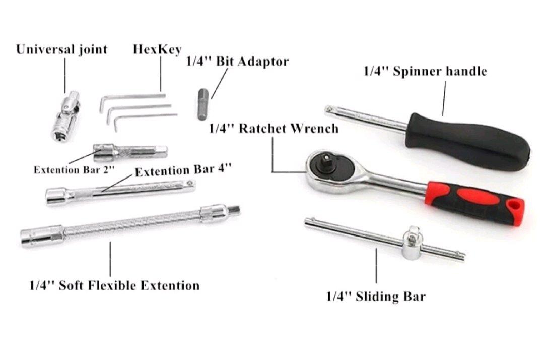 46 Piece Tool SetGeneral Household Hand Tool Kit - Arlington, Texas - FleaMarketBay