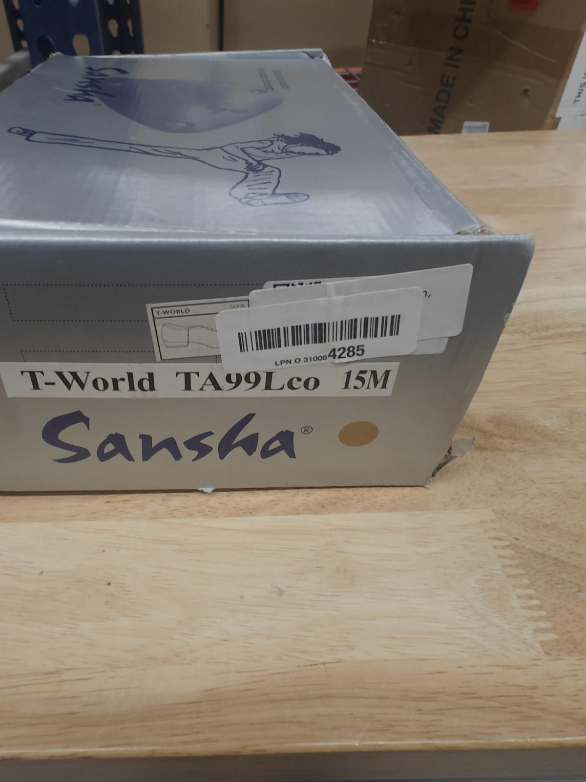 Sansha T-World Tap Shoes for Girls Boys Lace Up PU Leather Dance Shoes for Little Kid/Big Kid(Tan 15M) - Virginia Beach, Virginia - FleaMarketBay