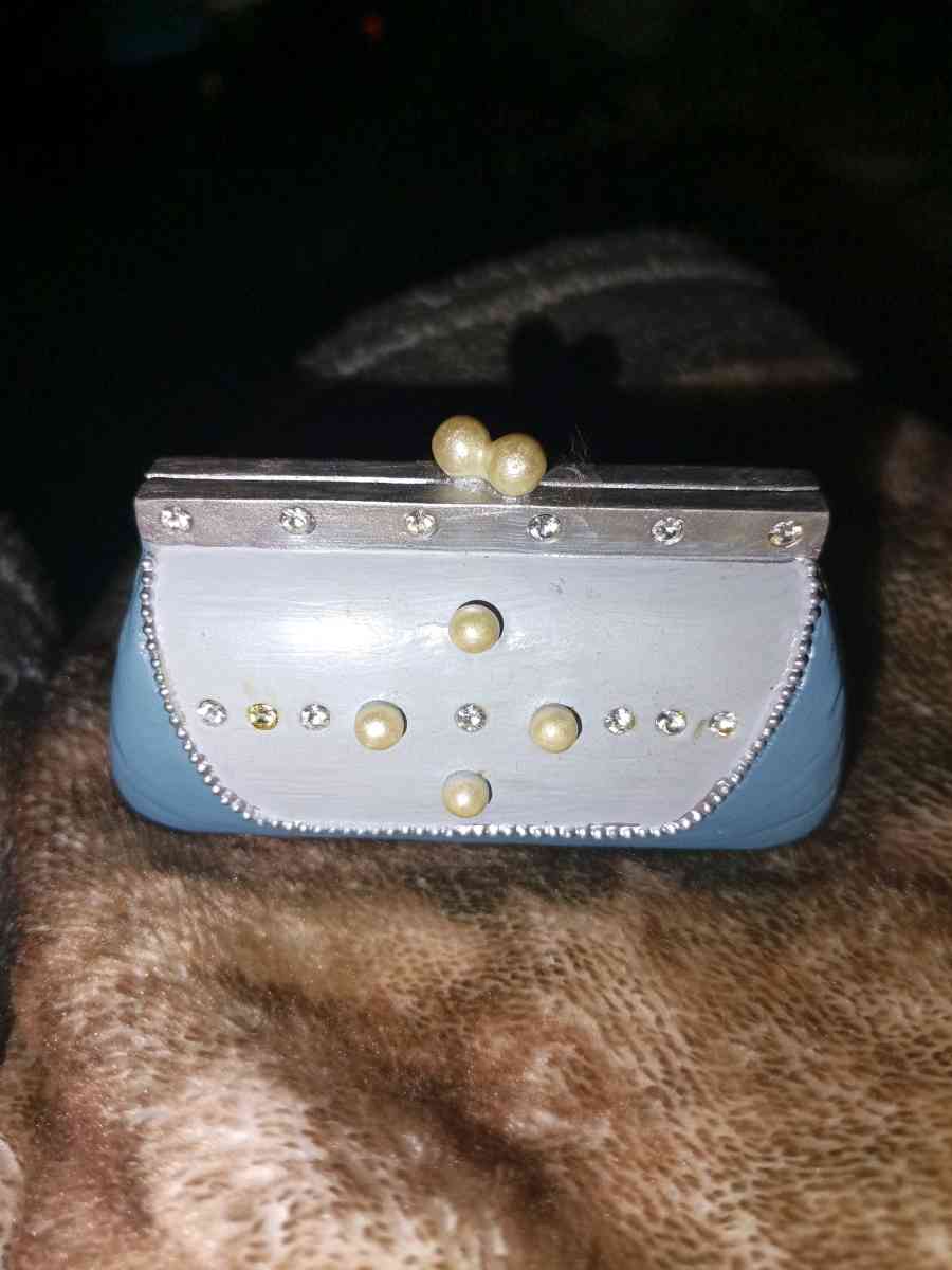 Designer Steletto  Handbag JewelryTrinket Keeper She Shed De