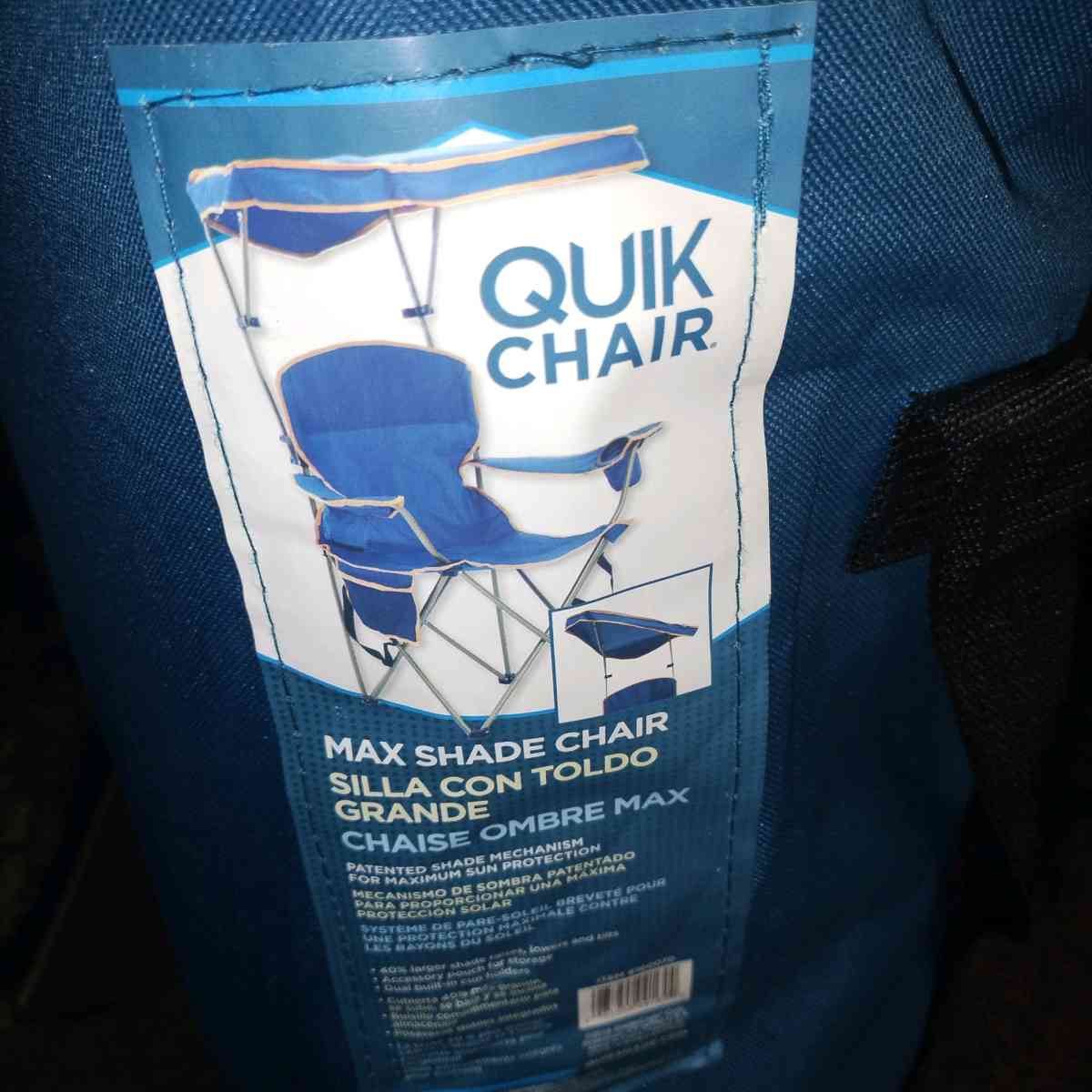 quick chairs with the Mac shade on top have two brand new