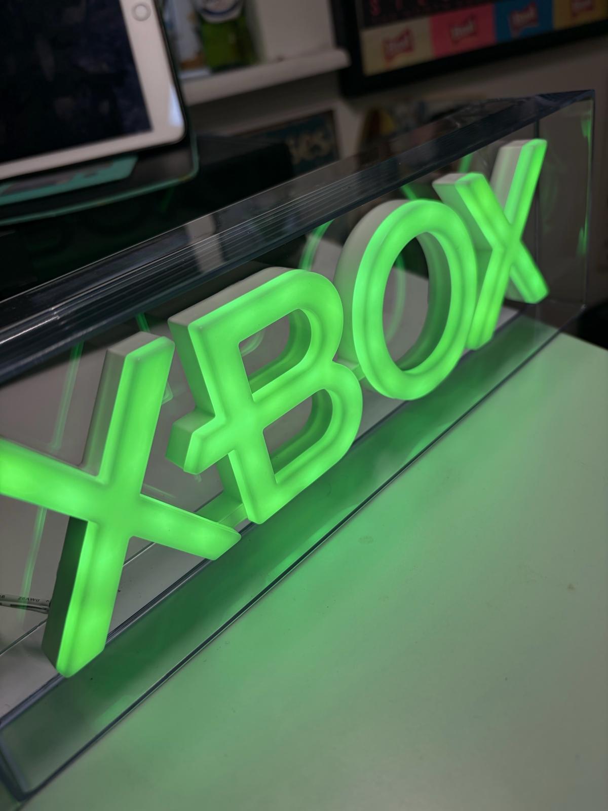Xbox LED Neon Light  Green Logo Sign  Gamer Room Decor  Wall - Hillside, New Jersey - FleaMarketBay
