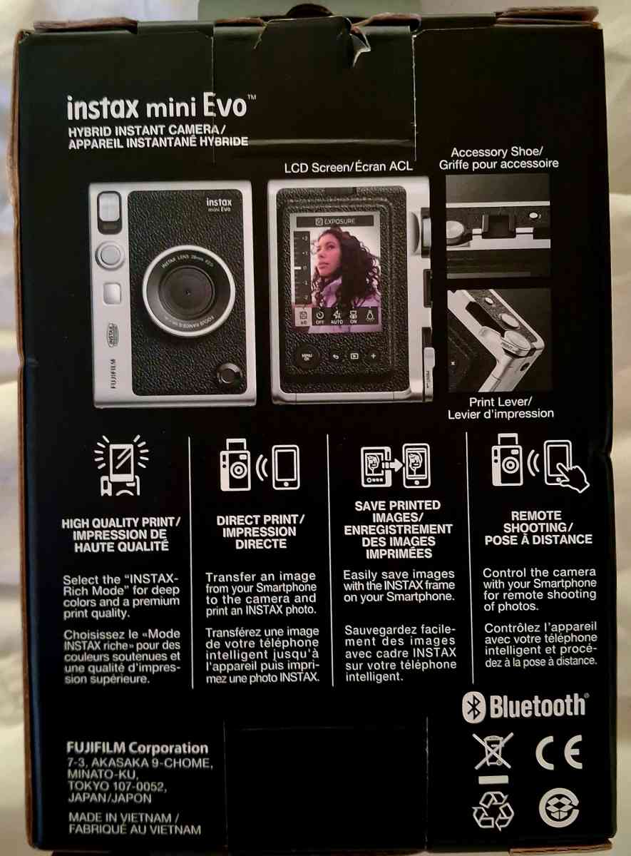 instax Mini Evo Polaroid camera