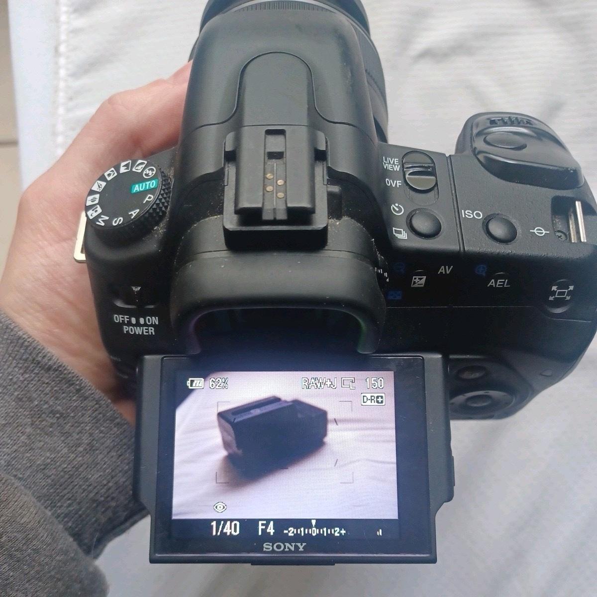 Sony A350 Digital SLR Camera 142 MP 1855mm F3556 lens