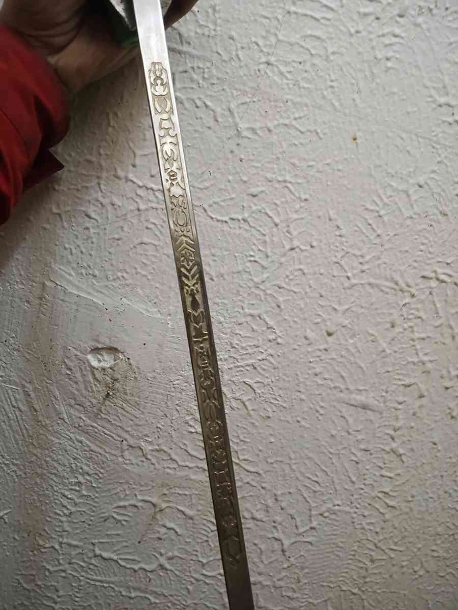 Decorative sword SIR KNIGHT JOHN A REGO POPE JOHN XXIII