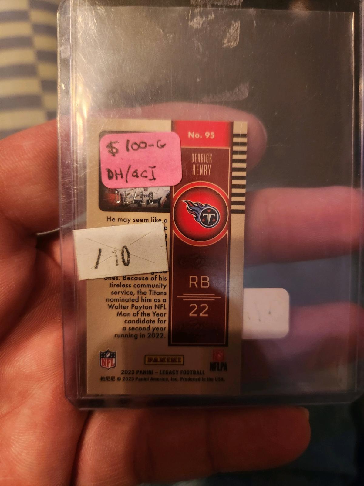 2023 Legacy Football Mini Derek Henry