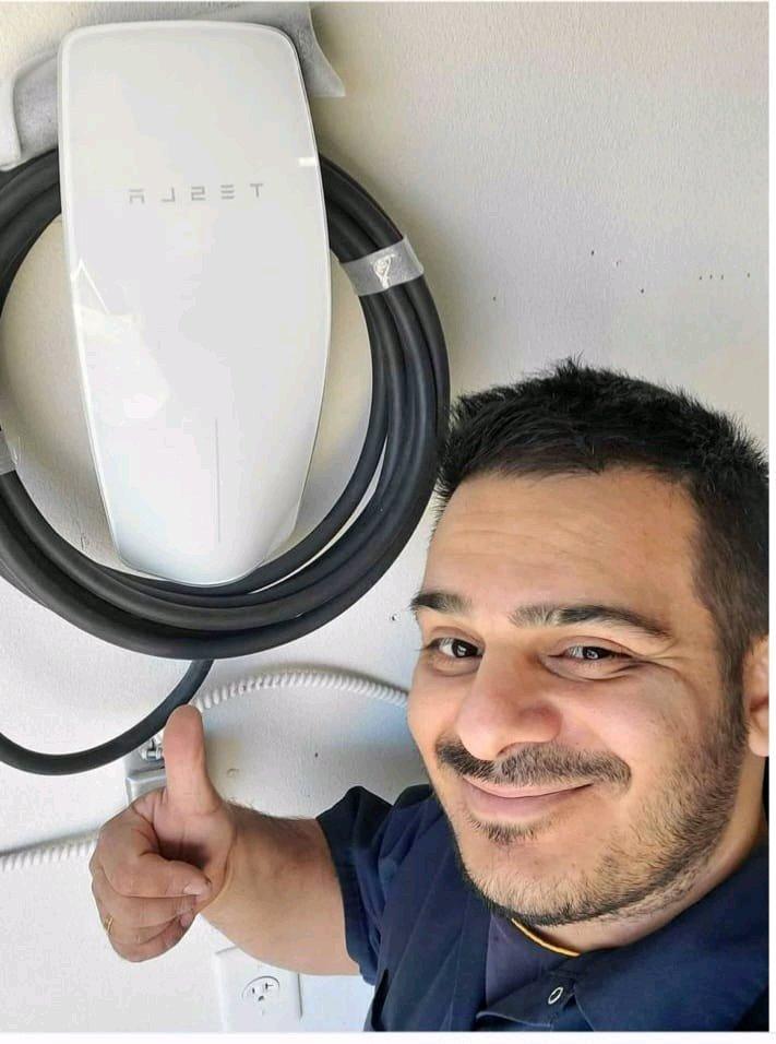 ev charger installation Tesla charger install electrician