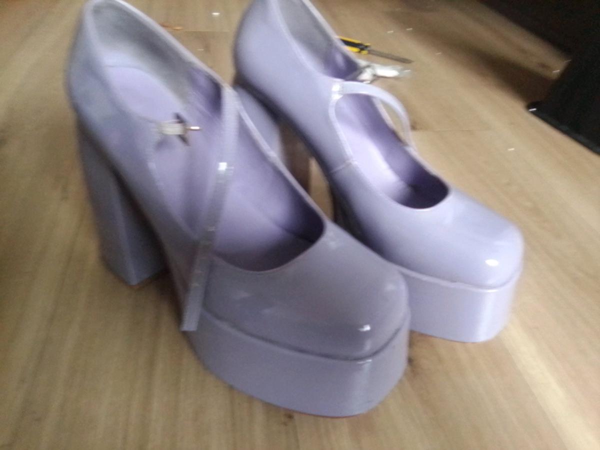 Purple Platform Mary Janes - Los Angeles, California - FleaMarketBay