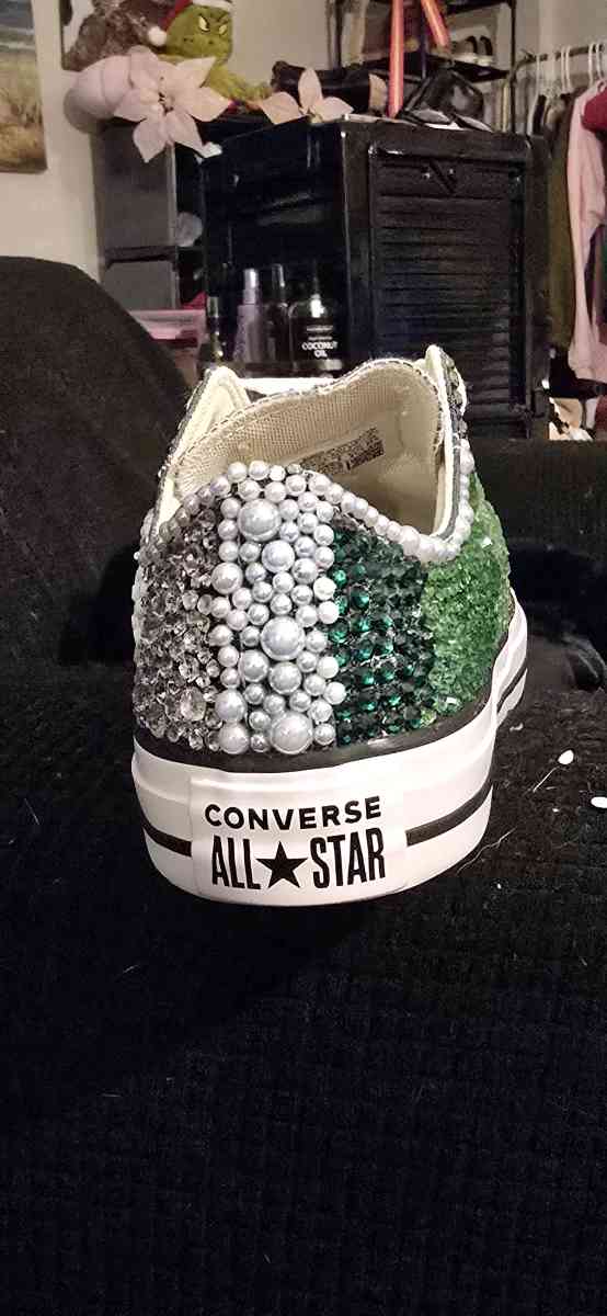custom rhinestone sneakers