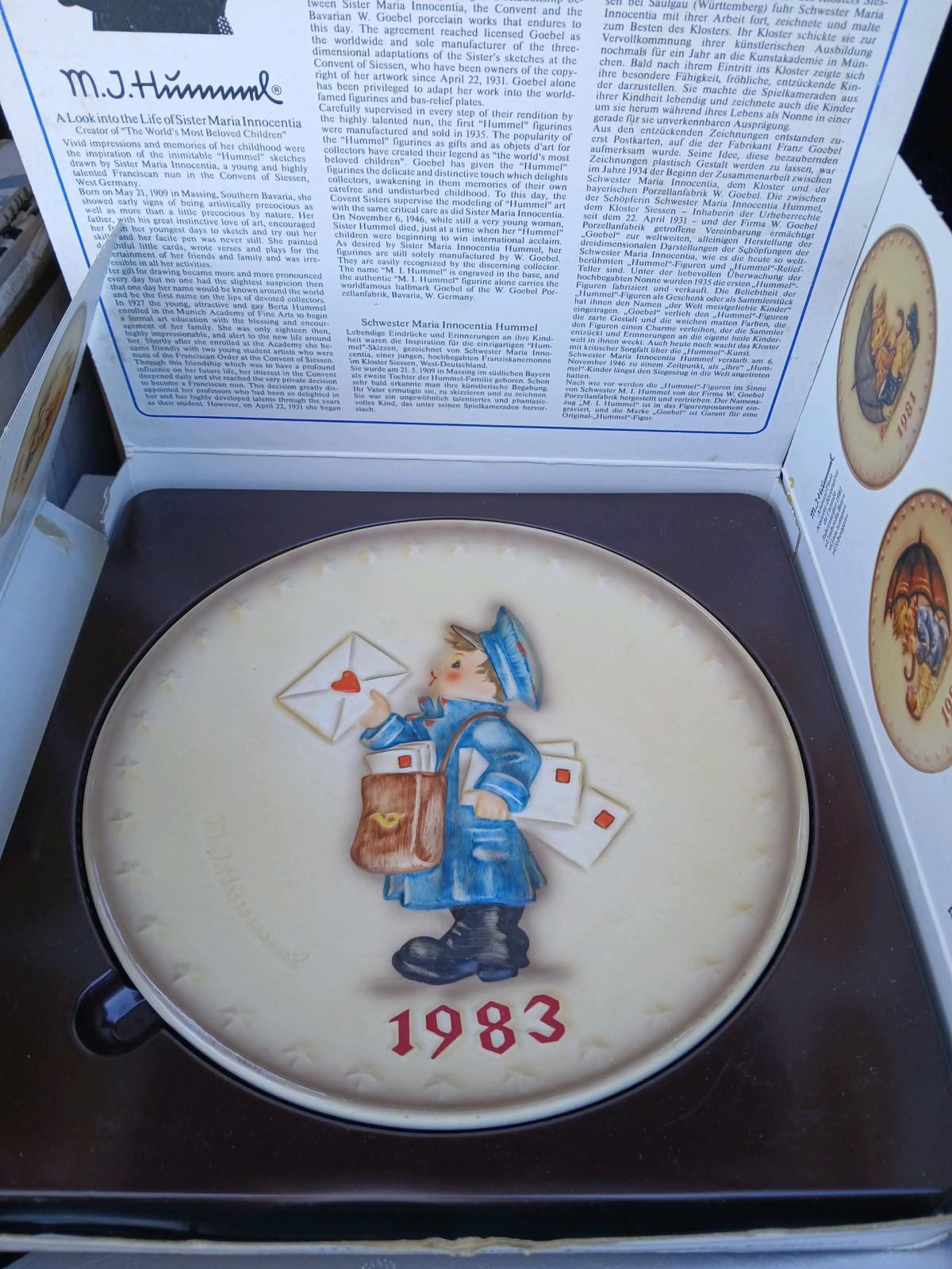 hummel plates in original box - Pinellas Park, Florida - FleaMarketBay