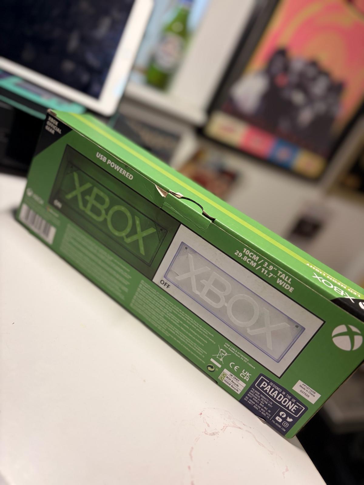 Xbox LED Neon Light  Green Logo Sign  Gamer Room Decor  Wall - Hillside, New Jersey - FleaMarketBay