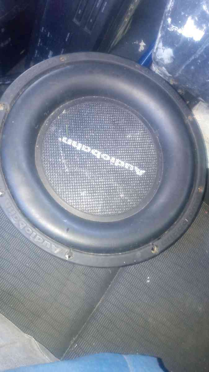 2 audiobahn 10 inch subwoofer