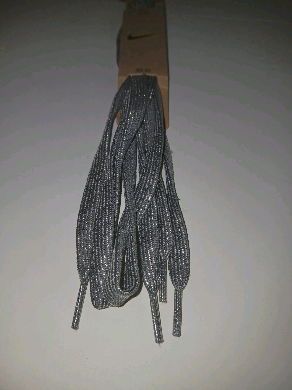 Nike silver shoe strings - Bridge City, Texas - FleaMarketBay