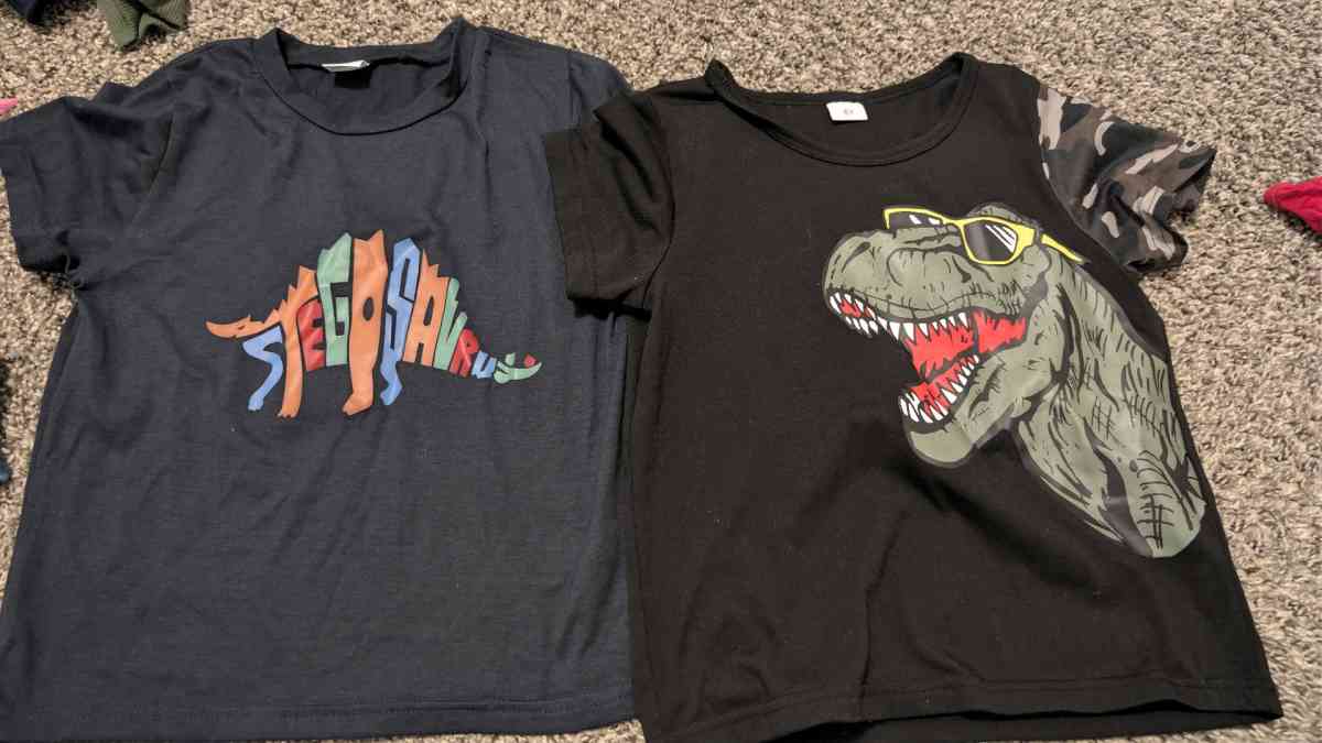 dino boys tees