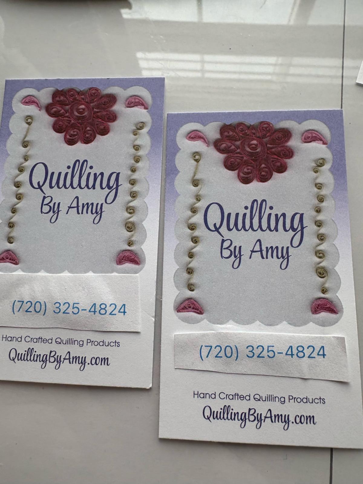 quilling earring cards and earrings keychain - Castle Rock, Colorado - FleaMarketBay
