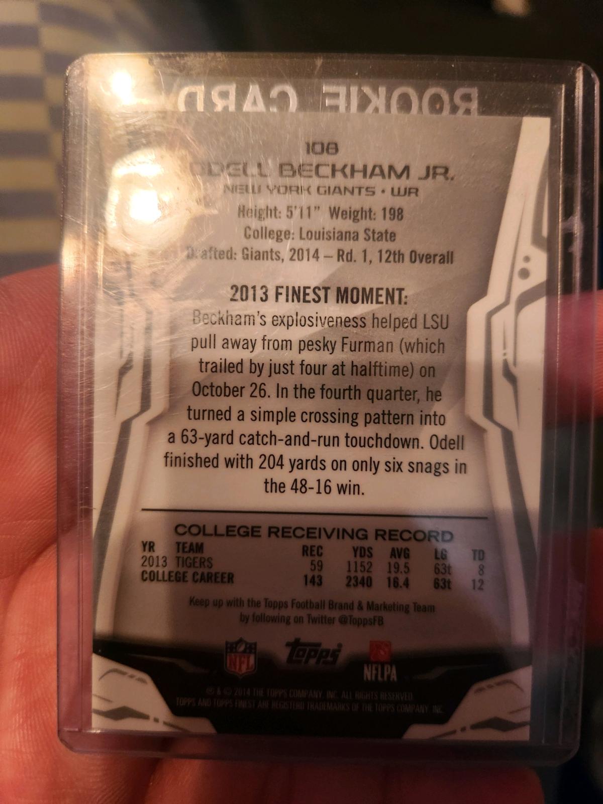 2014 Topps Finest Football