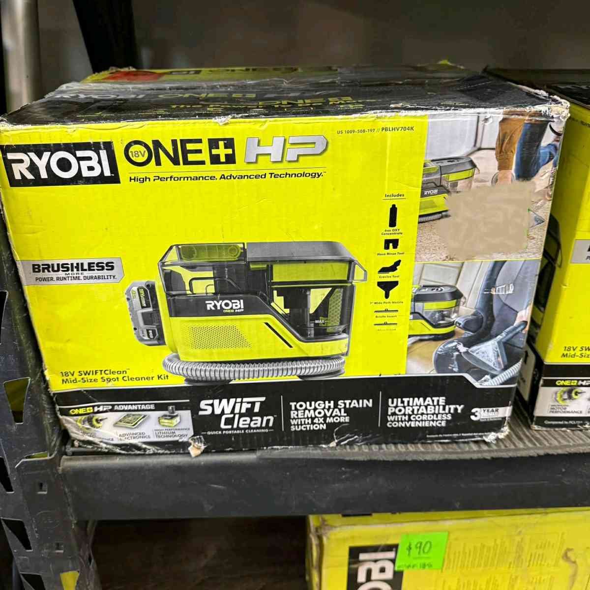 Ryobi 18v spot cleaner