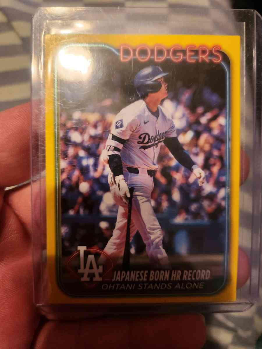 2025 Topps Update Shohei Ohtani Yellow