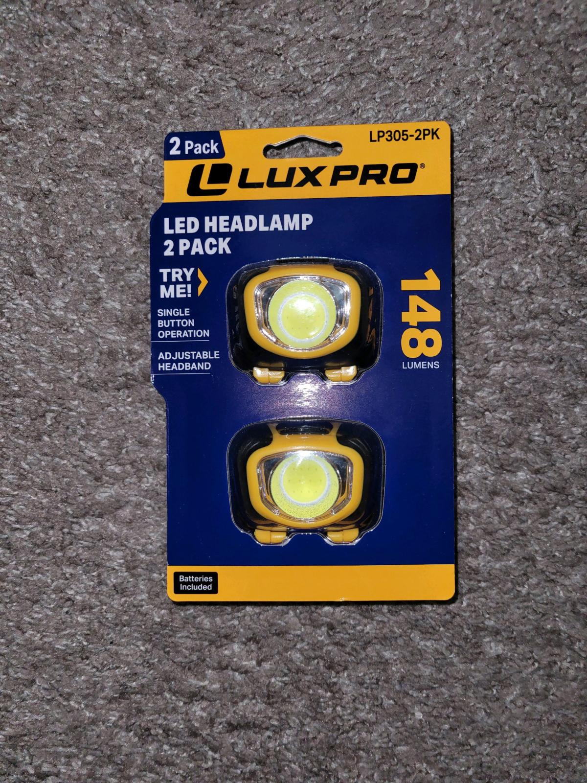 LED headlamp 2 pack Dos lmparas por paquete