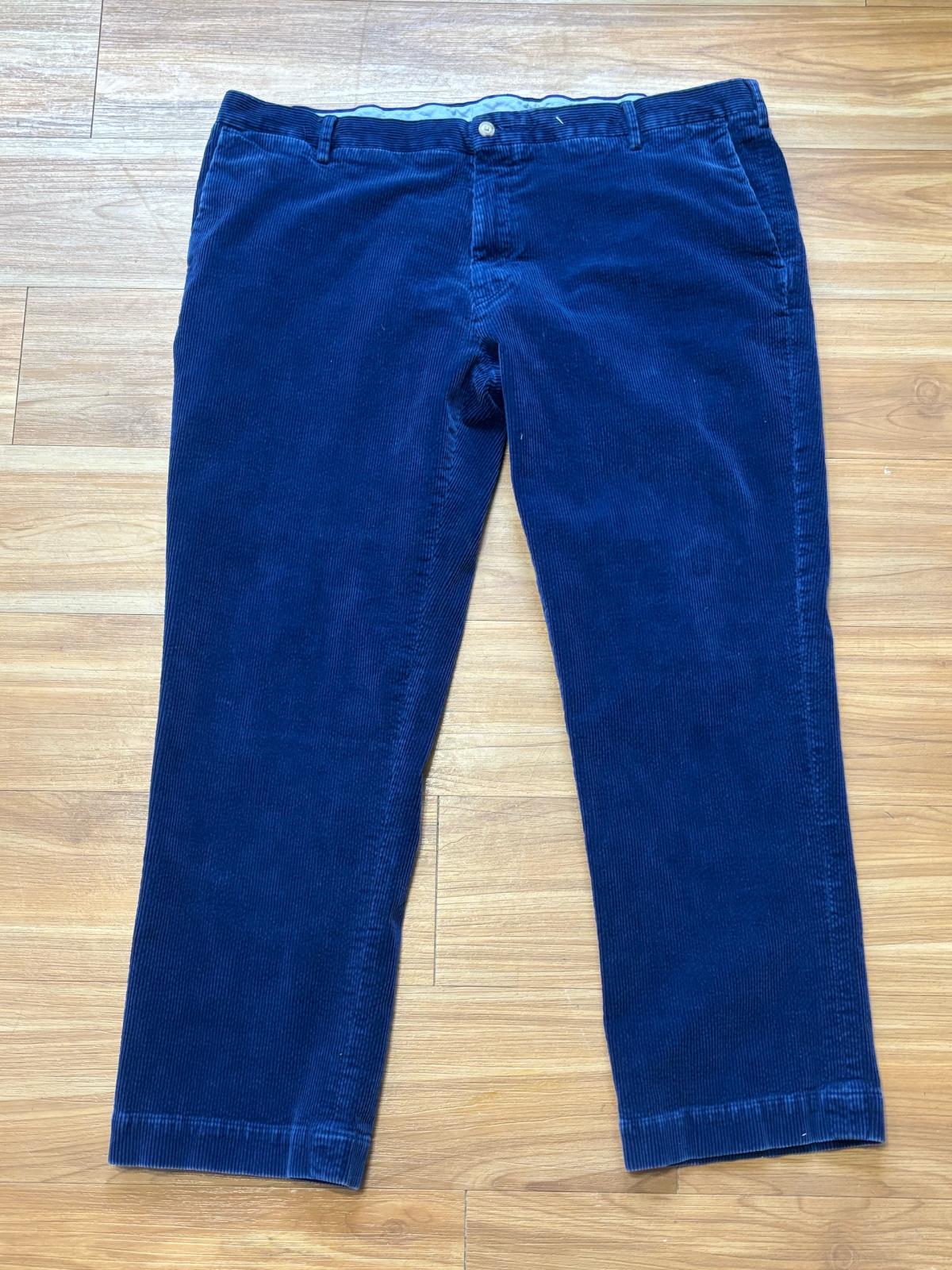 Polo Ralph Lauren Mens 42x30 Navy Blue Corduroy Pants Retro - Raleigh, North Carolina