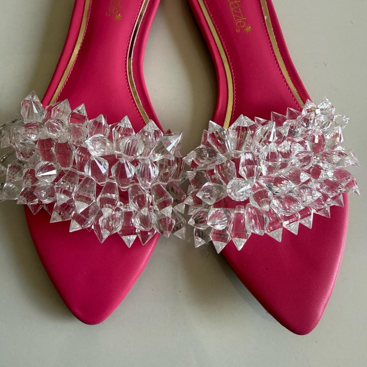ShoeDazzle In The Spotlight Hot Pink Crystal Embellished - Los Angeles, California - FleaMarketBay
