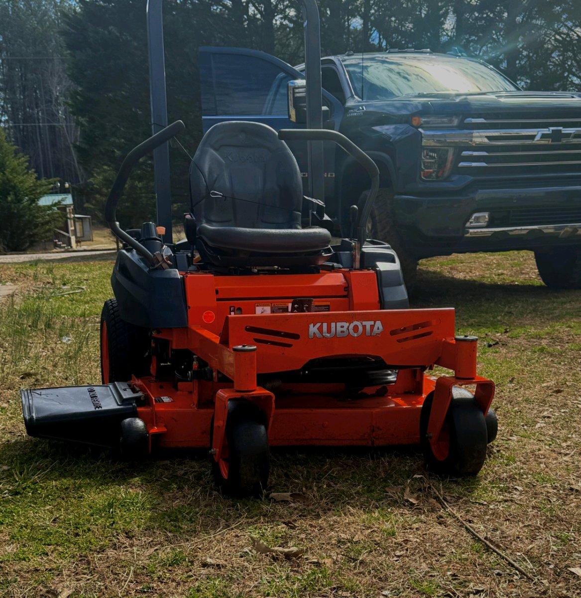 Kubota zero turn mower