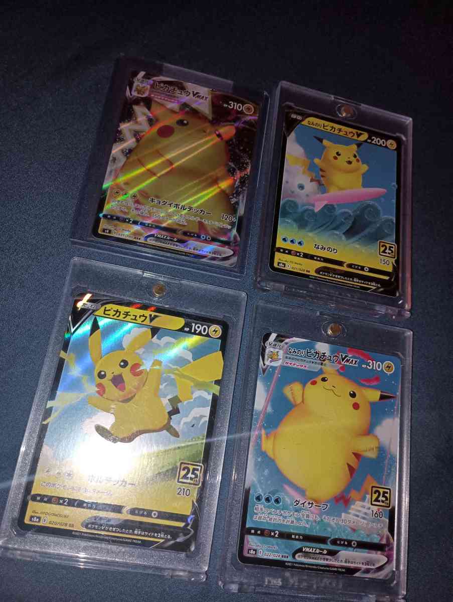Pokemon cards Pikachu
