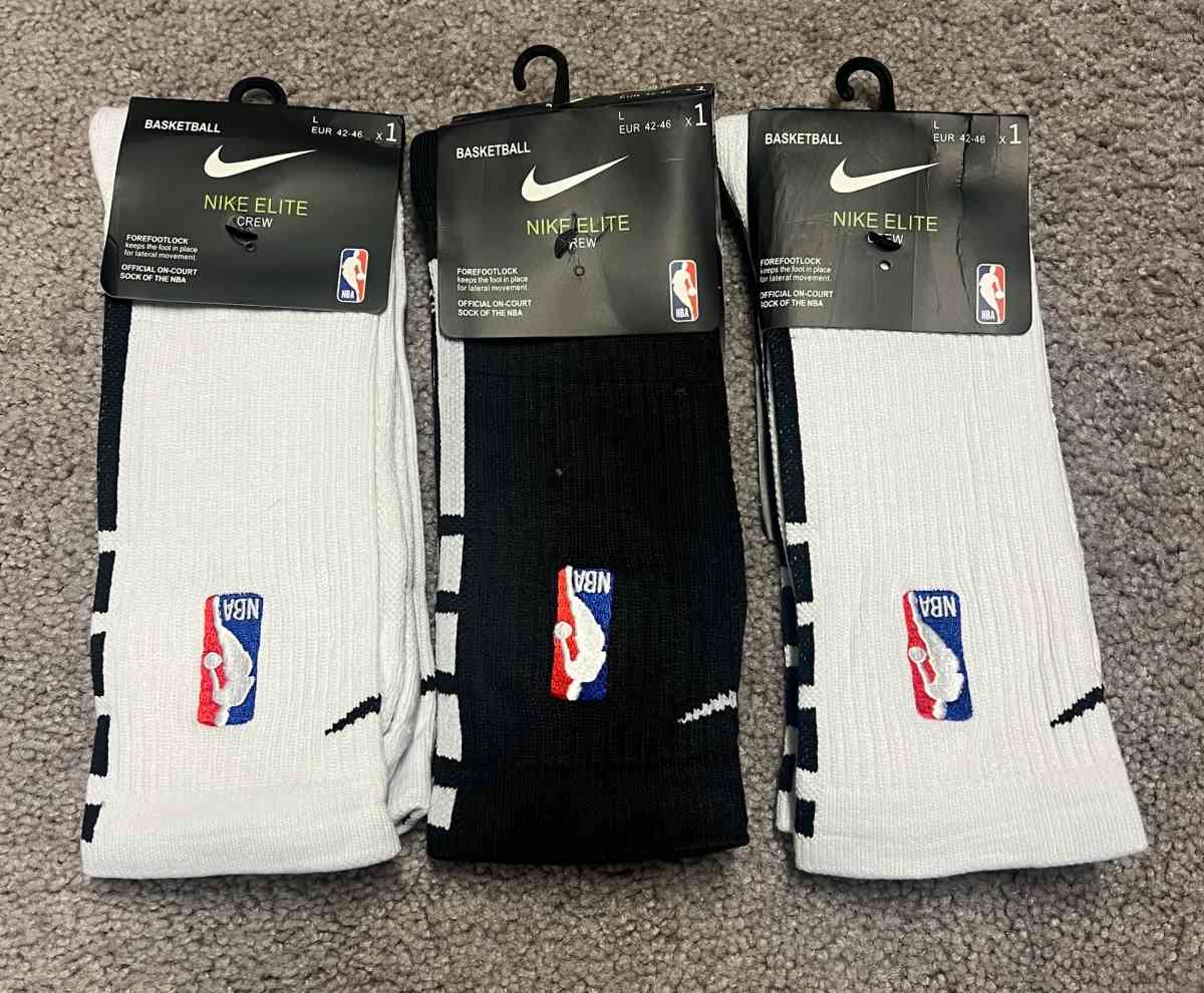 Nike Elite Drift NBA Crew Socks Mens Large
