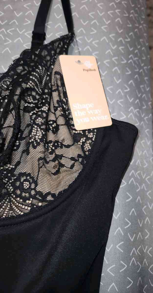 poppylush shape wear dress black brand new size xl