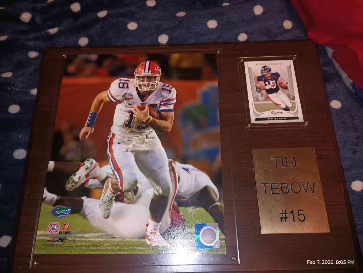 Tim Tebow  Collectable  plaque