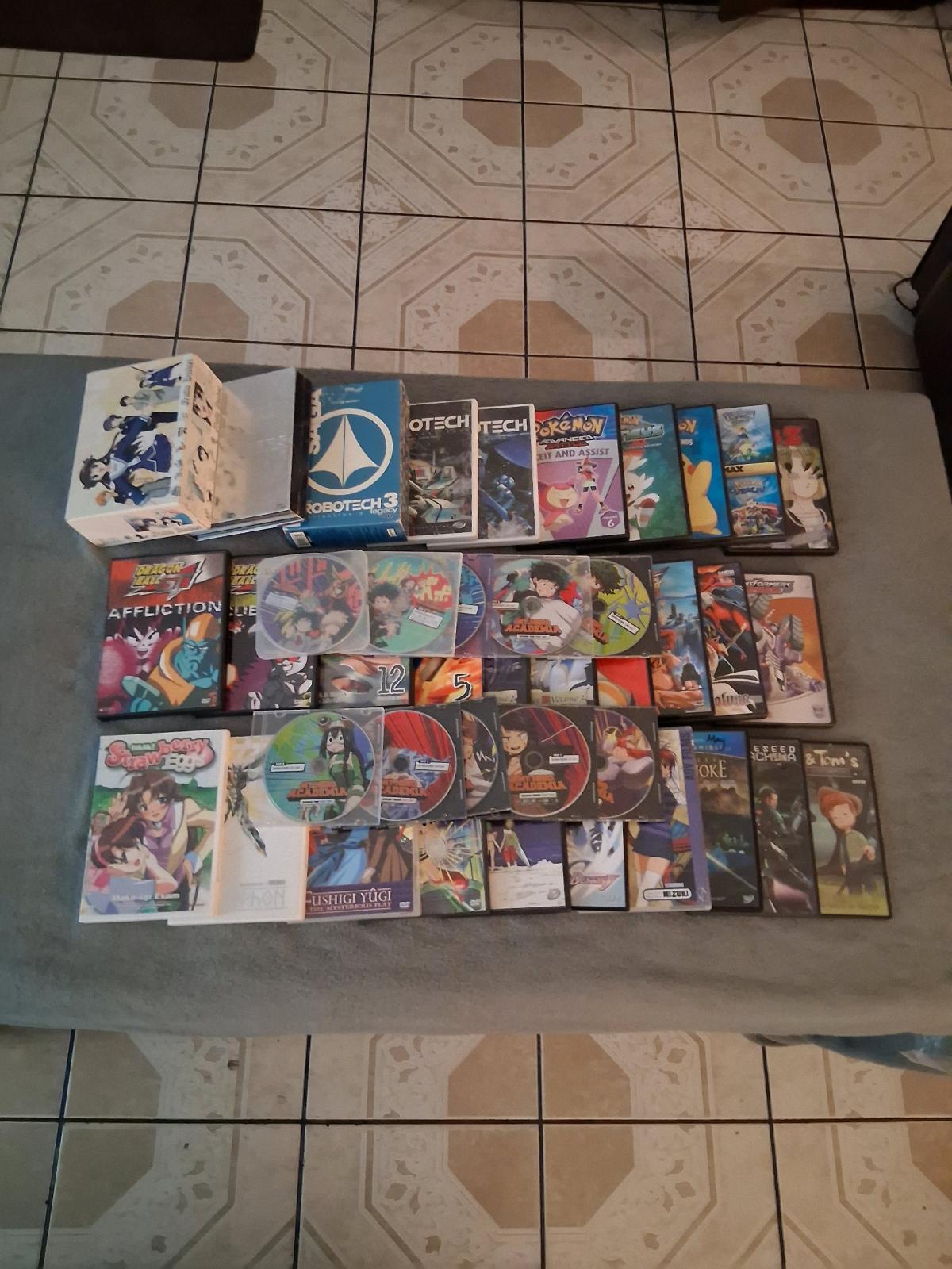 Lot Of 40 Anime English Dub DVDs