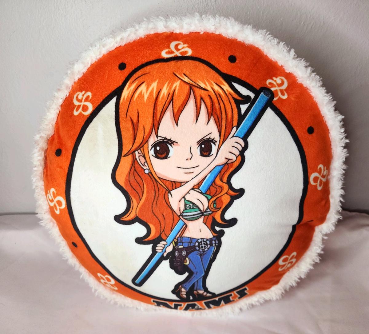 One Piece Nami 13 Round Plush Pillow  Toei Animation License - Fresno, California - FleaMarketBay
