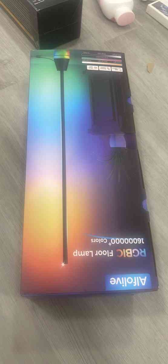 RGB Floor Lamp Smart LED Corner Lamp for Living Room Bedroom