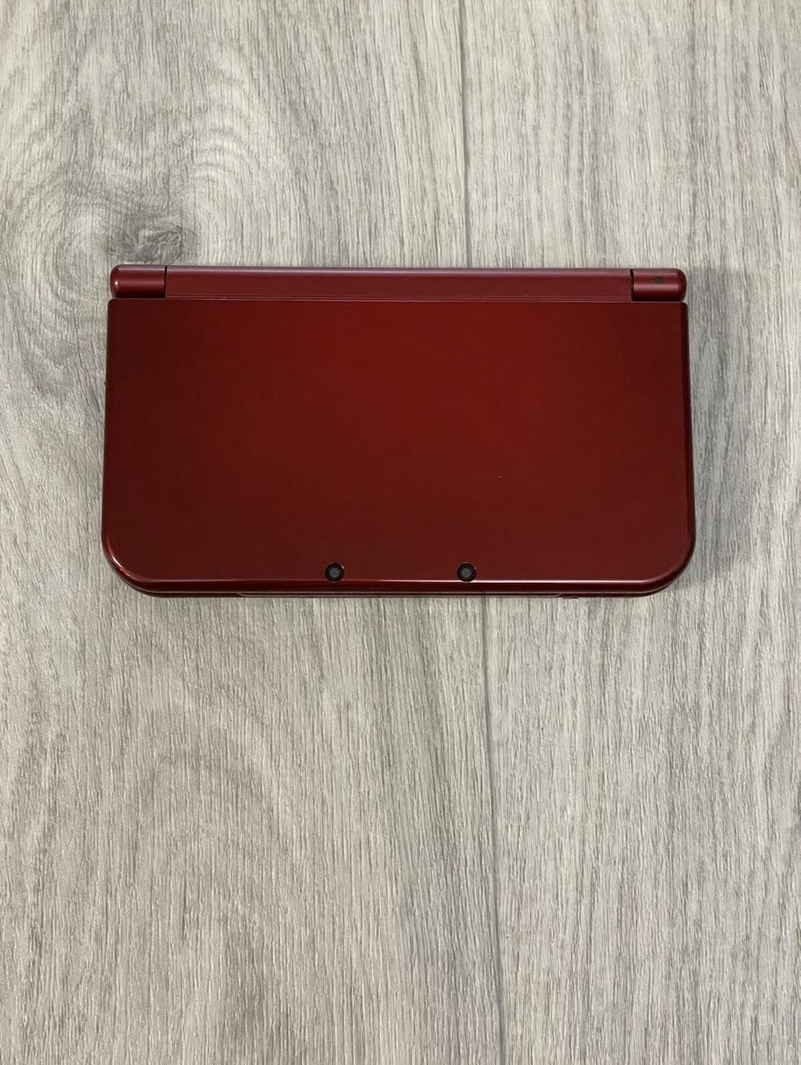 New Nintendo 3DS XL Metallic RedExcellent With Box Charger A - Alicia, Arkansas - FleaMarketBay