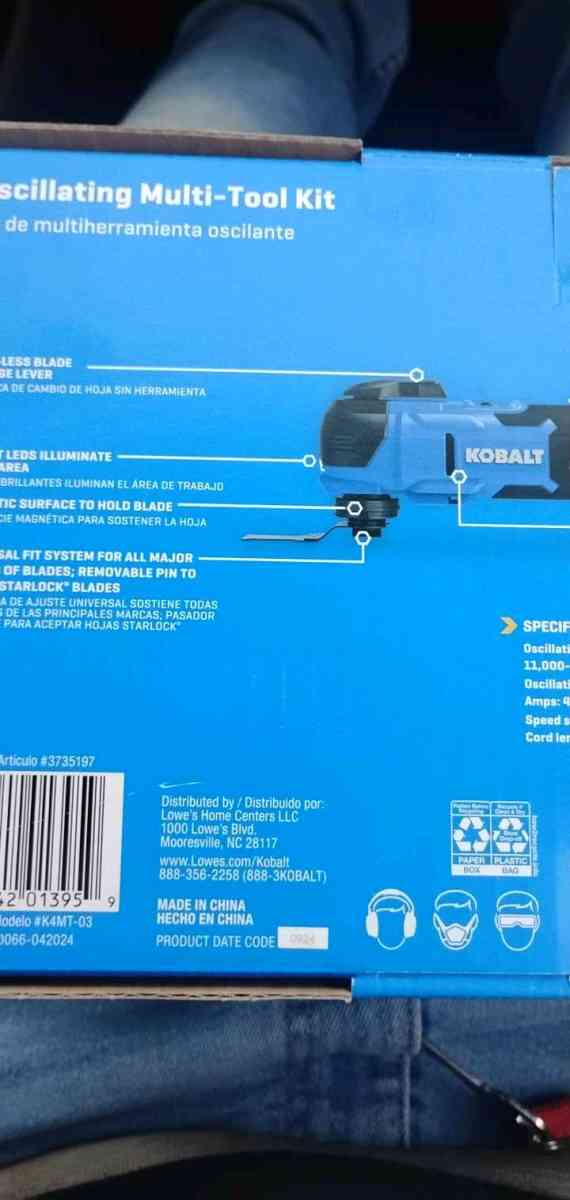 Kobalt oscillating multi tool