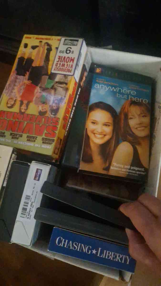 VHS and DVDs