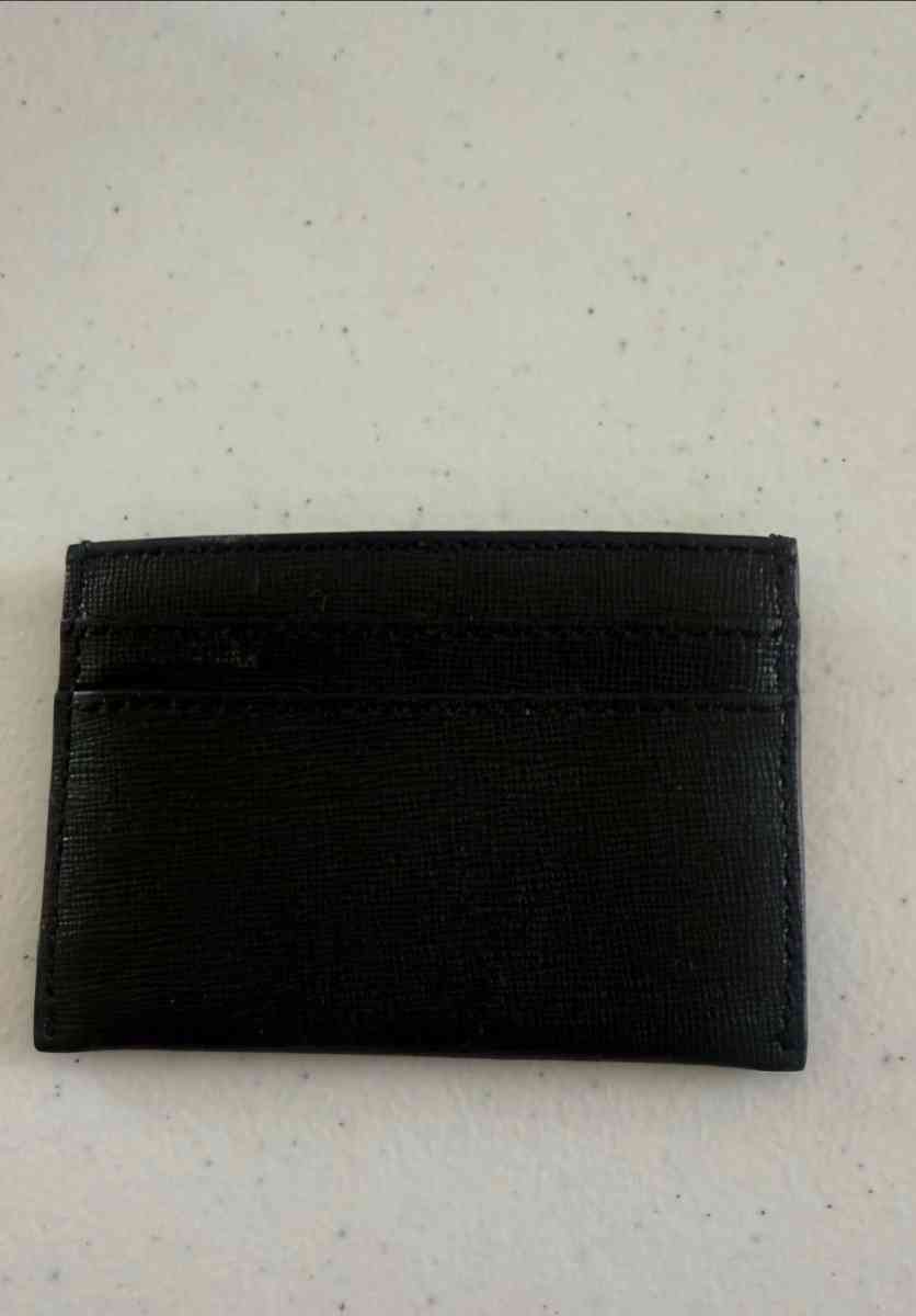 Authentic Coach New York Black Leather Card Holder Minimalis
