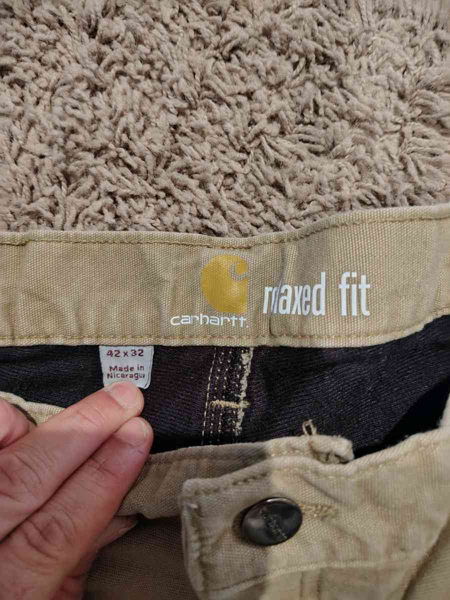 4 pairs of mens Carhartt jeans
