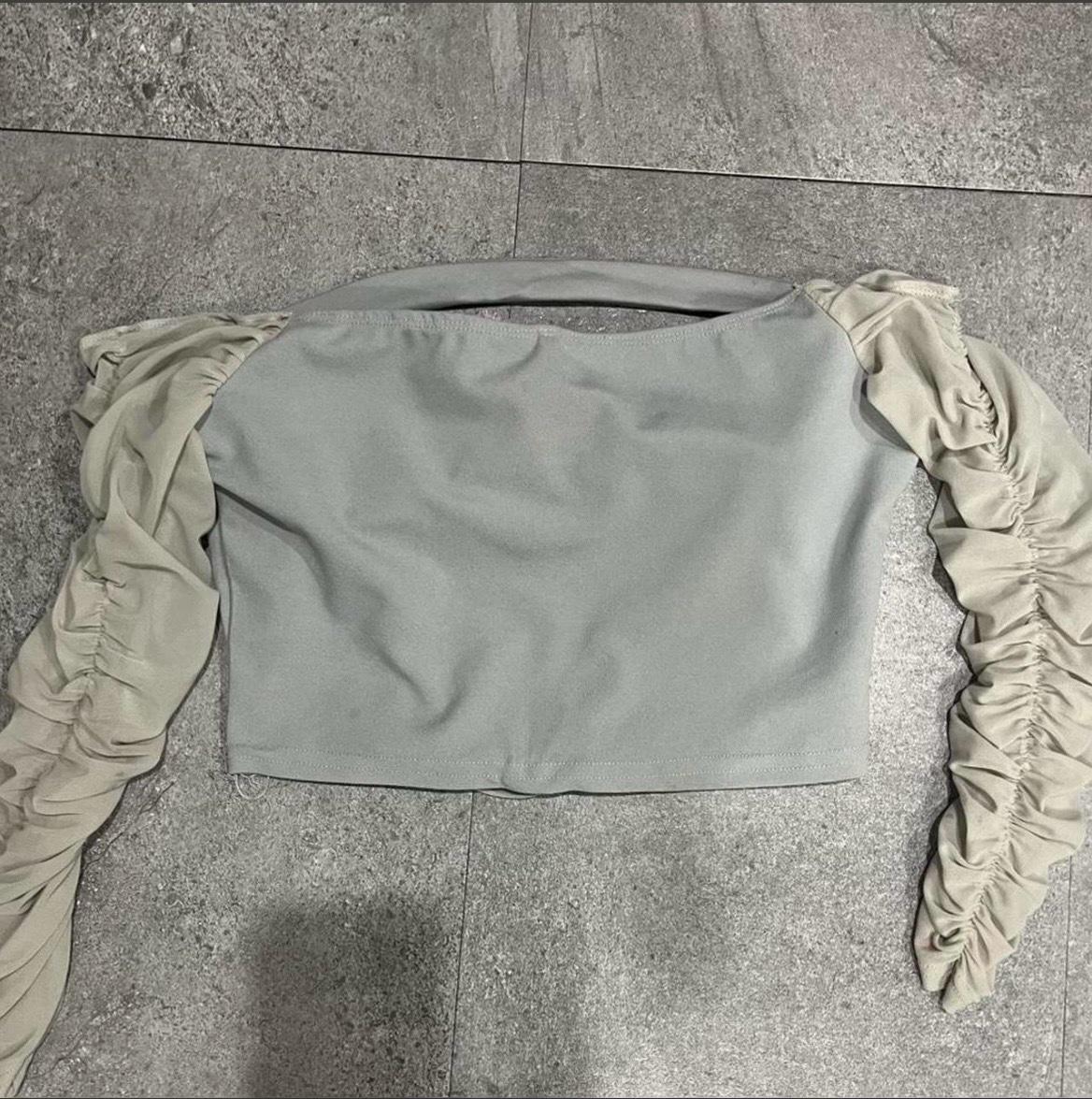 women mint color  corset top