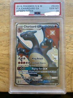Charizard Hidden Fates Psa10