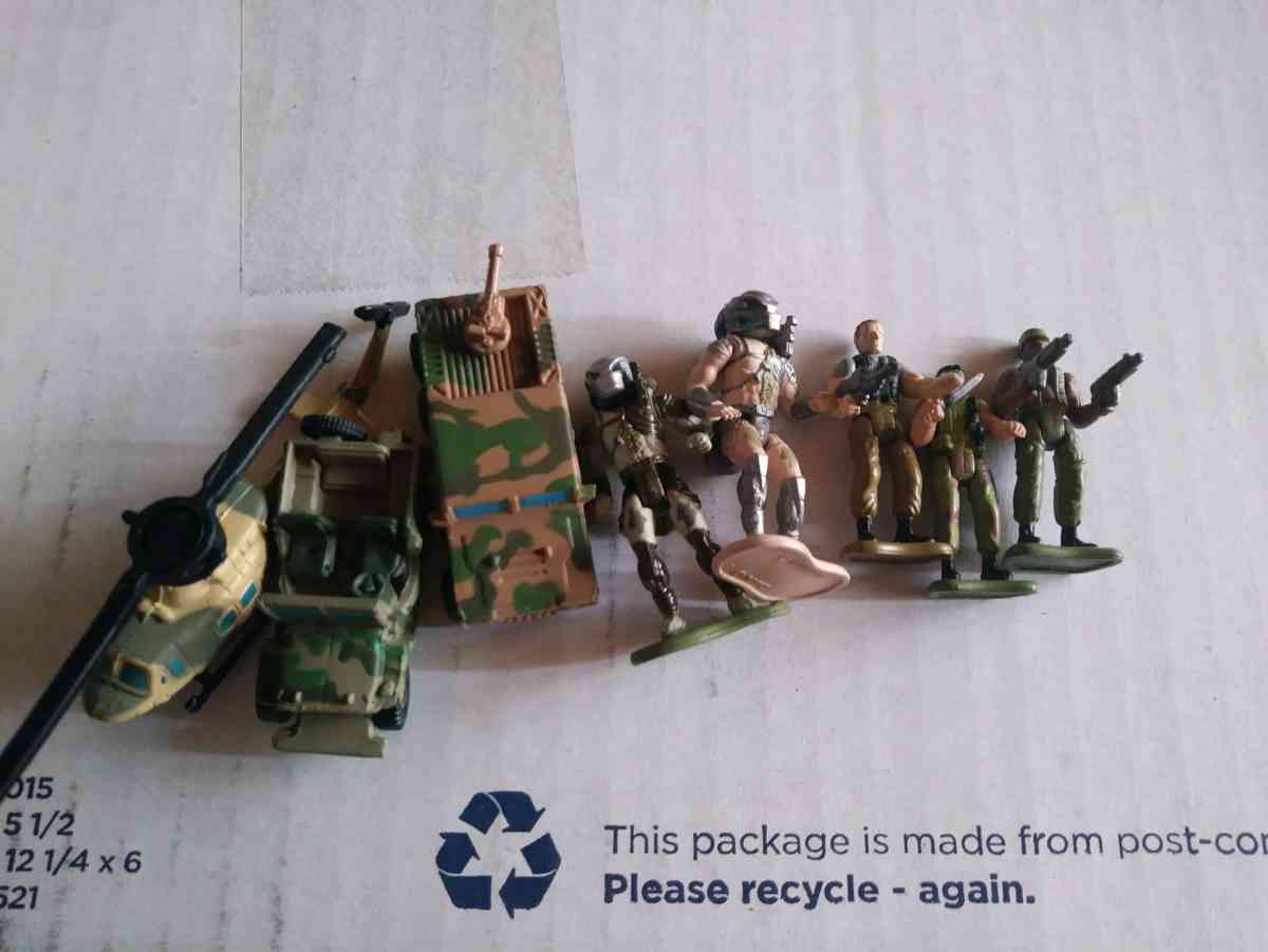 predator micro machines vintage playset