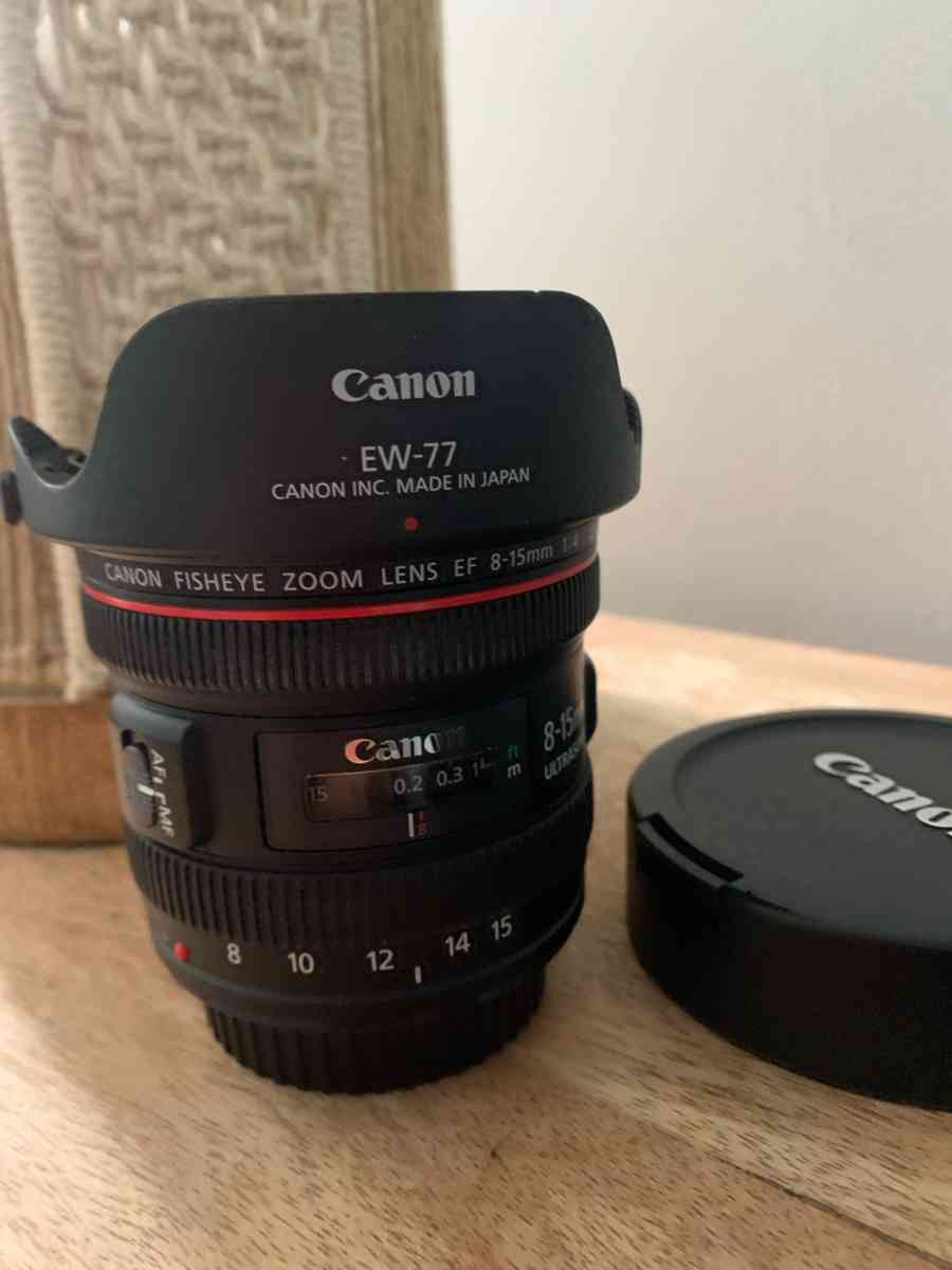 Camera Canon Fish Eye Lens