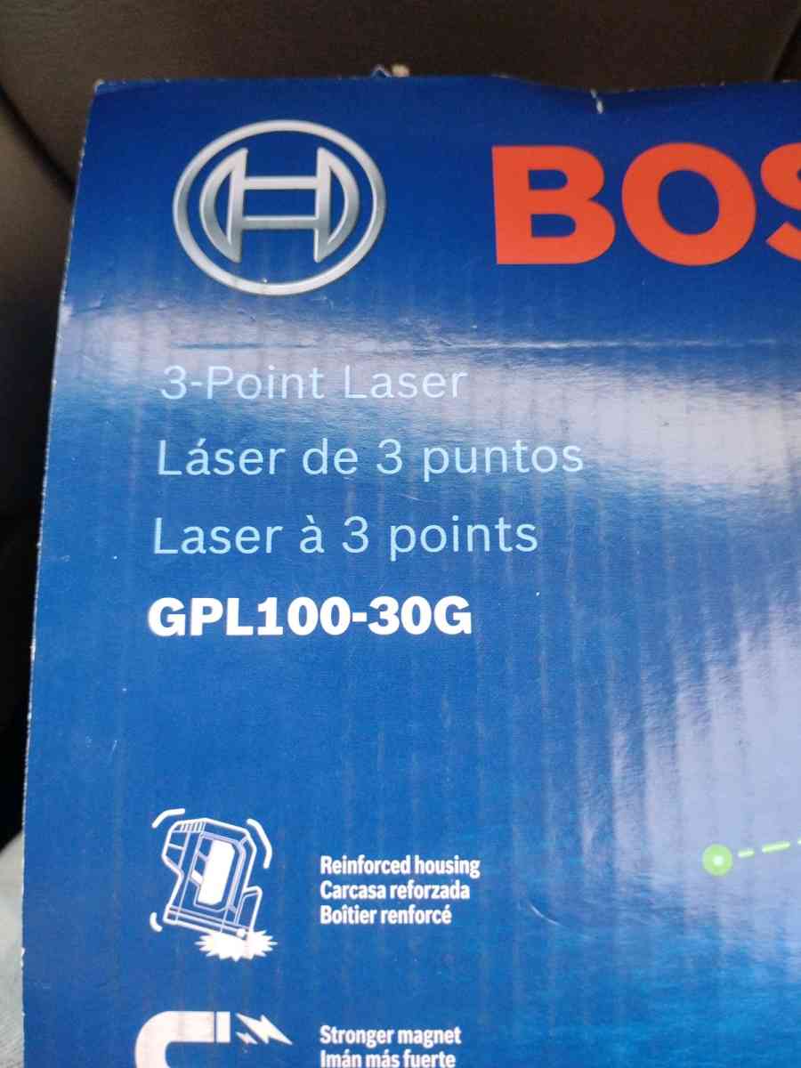 Bosch 3 point laser