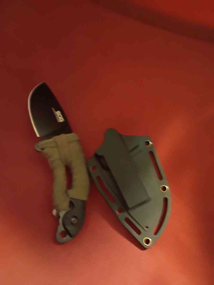 GOS tactical survivors EDC full tang fixed blade with sheath - Defiance, Ohio - FleaMarketBay