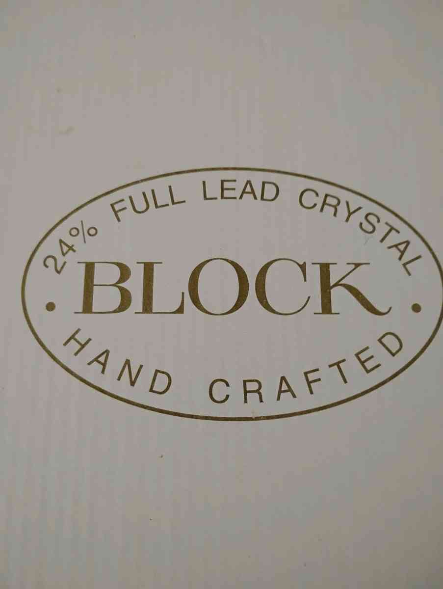 Block Crystal Tulip Bowl